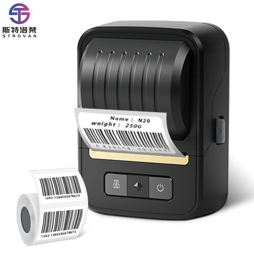 N20 Mini Label Maker Machine Supports Android/iOS/Windows for 203dpi 48mm Effective Width in Stock