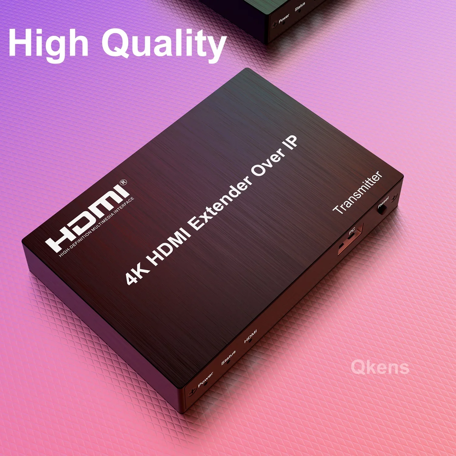 4K 150M HDMI KVM Rj45 Extender Over Cat5e Cat6 Ethernet Cable Over IP Network Switch One To Many Receiver Support Mouse Keyboard