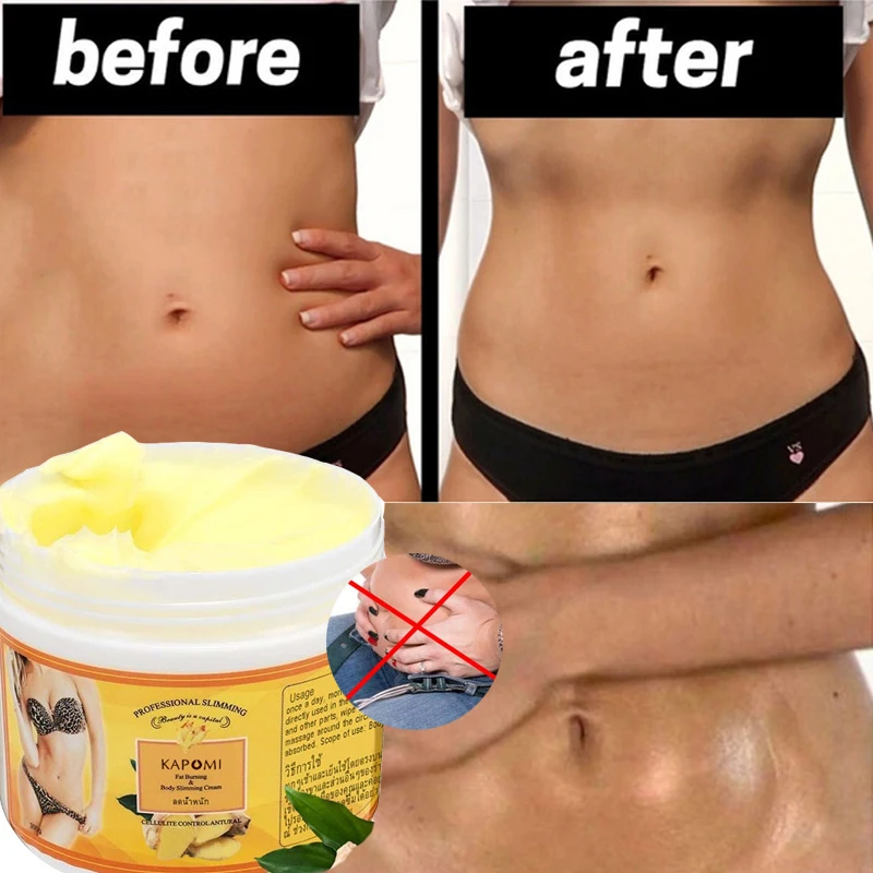 

Ginger Slimming Cream Body Abdomen Weight Loss Massaging Cream Fat Burning Weight Loss Anti Fat Mass Slim Cream 50g