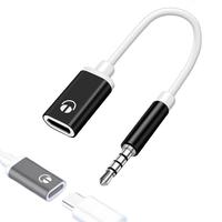 3.5mm Male To Type C Female Audio Cable Cord 3.5mm Jack Converter Type-C Converter Earphone Adapters