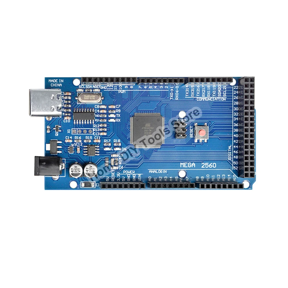 Mega 2560 R3 CH340G MEGA2560 R3 TYPE-C USB Board Development Board with Cable for Arduino