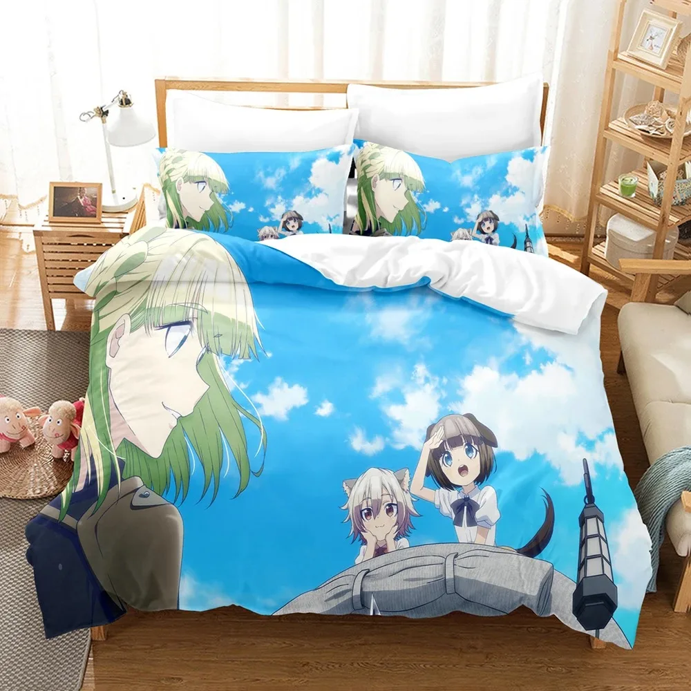 3D Death March to the Parallel World Rhapsody Bedding Set Single Twin Full Queen King Size Bed Set Adult Bedroom Duvet Cover Set