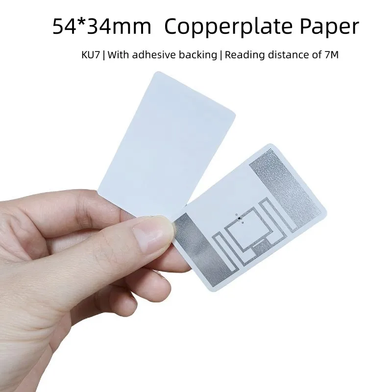 1000Pieces KM4/U8 54*34mm Passive UHF RFID Tag for Equipment Management 860-960MHz Intelligent Tracking