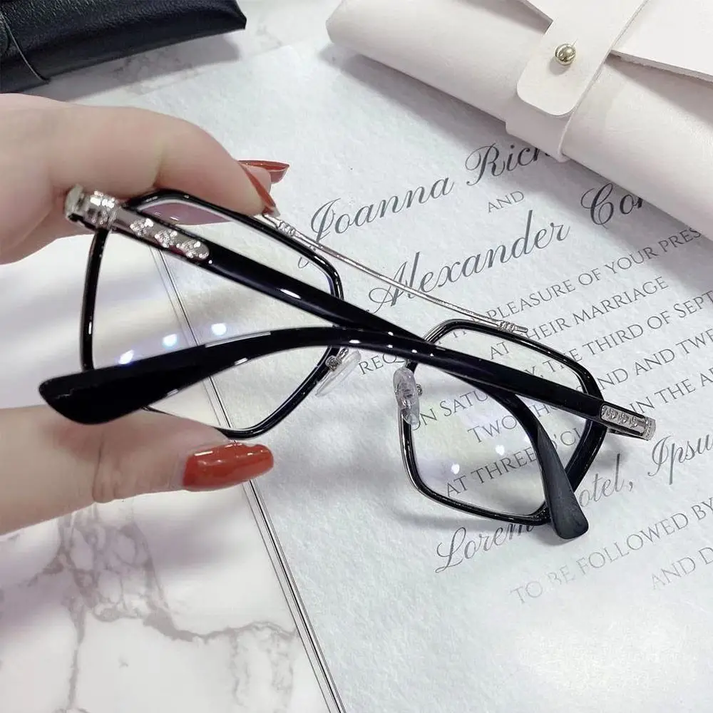 Comfortable Blue Women Men Anti Blue Light Square Eyewear Blocking Glasses Optical Spectacle