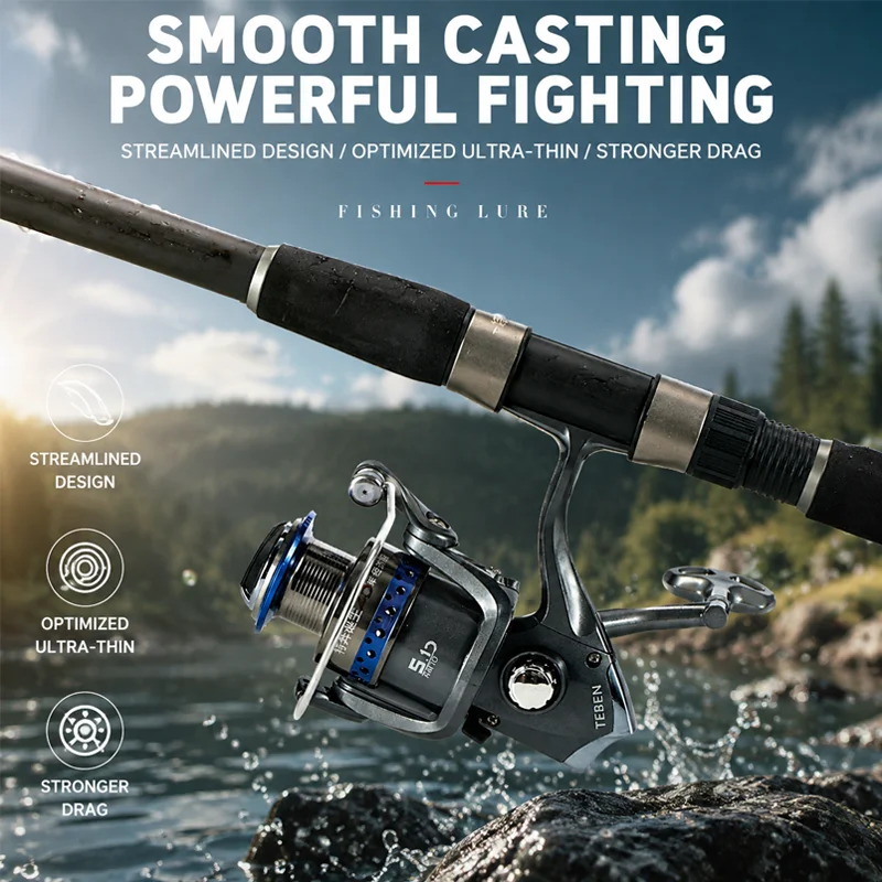 TEBEN – kołowrotek do wędkowan – Surf Reel recenzja i cena