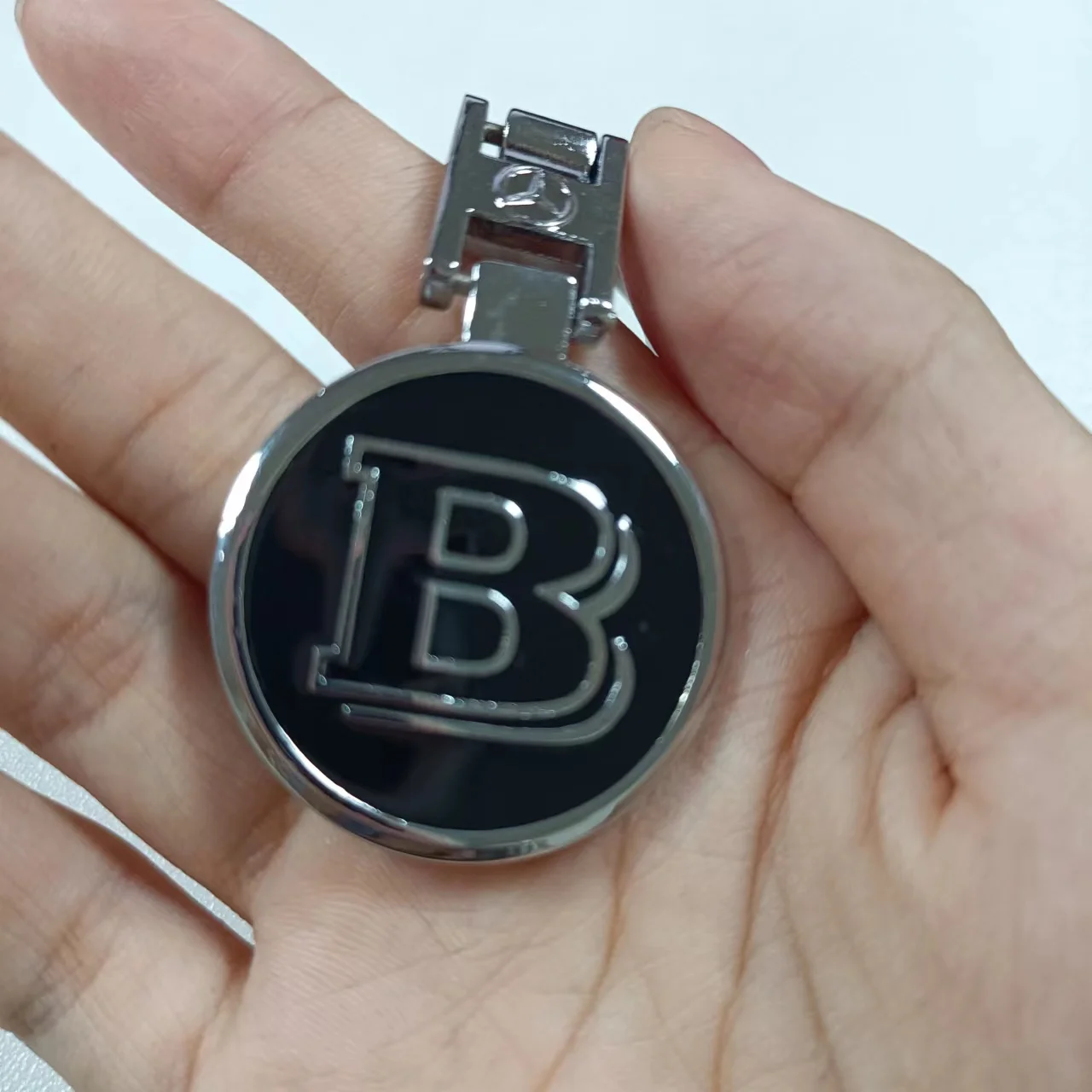 Mercedes Benz Car Metal Keychain Logo Alloy Keyring Badge Pendant Decoration For Brabus Automotive Accessories Gatgets