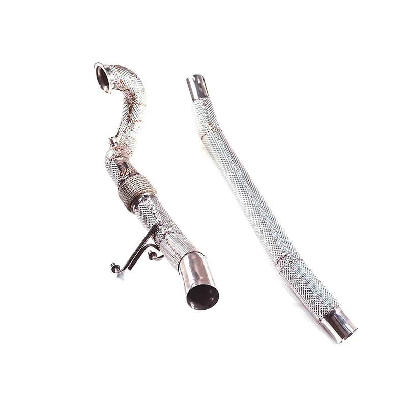 

[Custom product] For Audi S3 exhaust system downpipe without cat downpipe exhaust pipe
