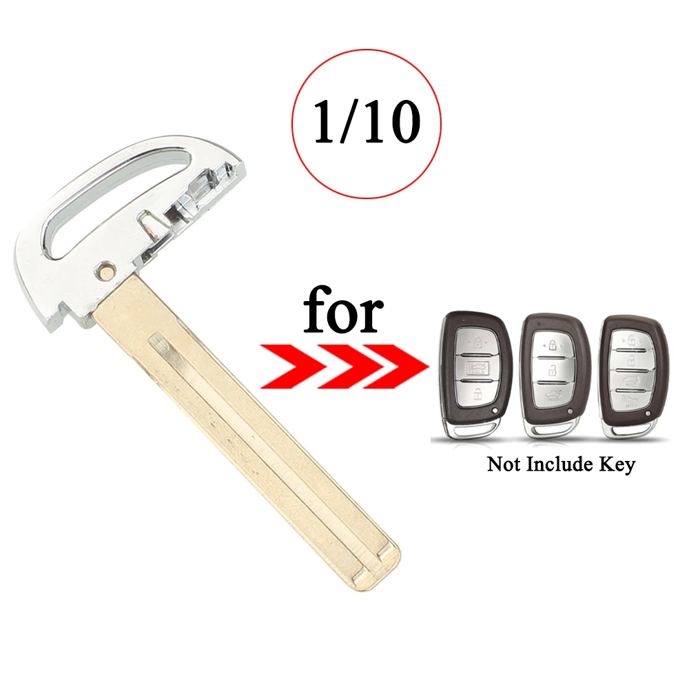 

jingyuqin 1/10 шт. Новые заготовки ключей-лезвий TOY48 для смарт-ключей с дистанционным управлением Hyundai Ioniq Tucson IX35 ELANTRA SOLARIS I30, необработанные