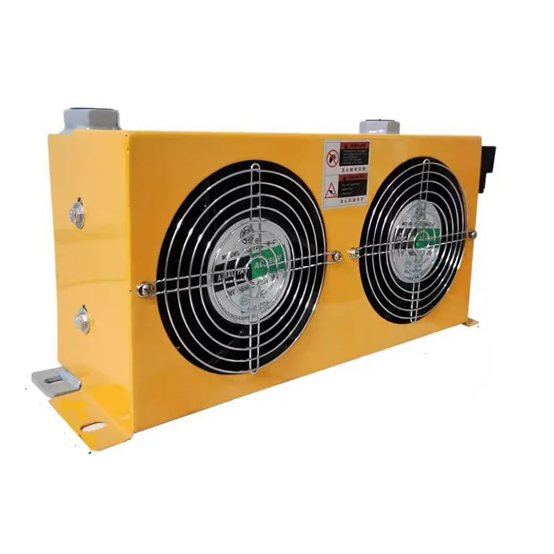 48W 60L/min Aluminum Plate Fin Hydraulic Oil Cooler Radiator Air Cooled Heat Exchanger