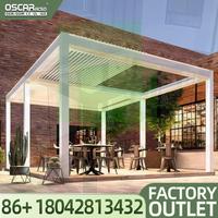 3mX3m 3mX4m 4mX4m 6mX3m 6mX4m Motorized Aluminum  Outdoor Patio Garden Structure Pergola