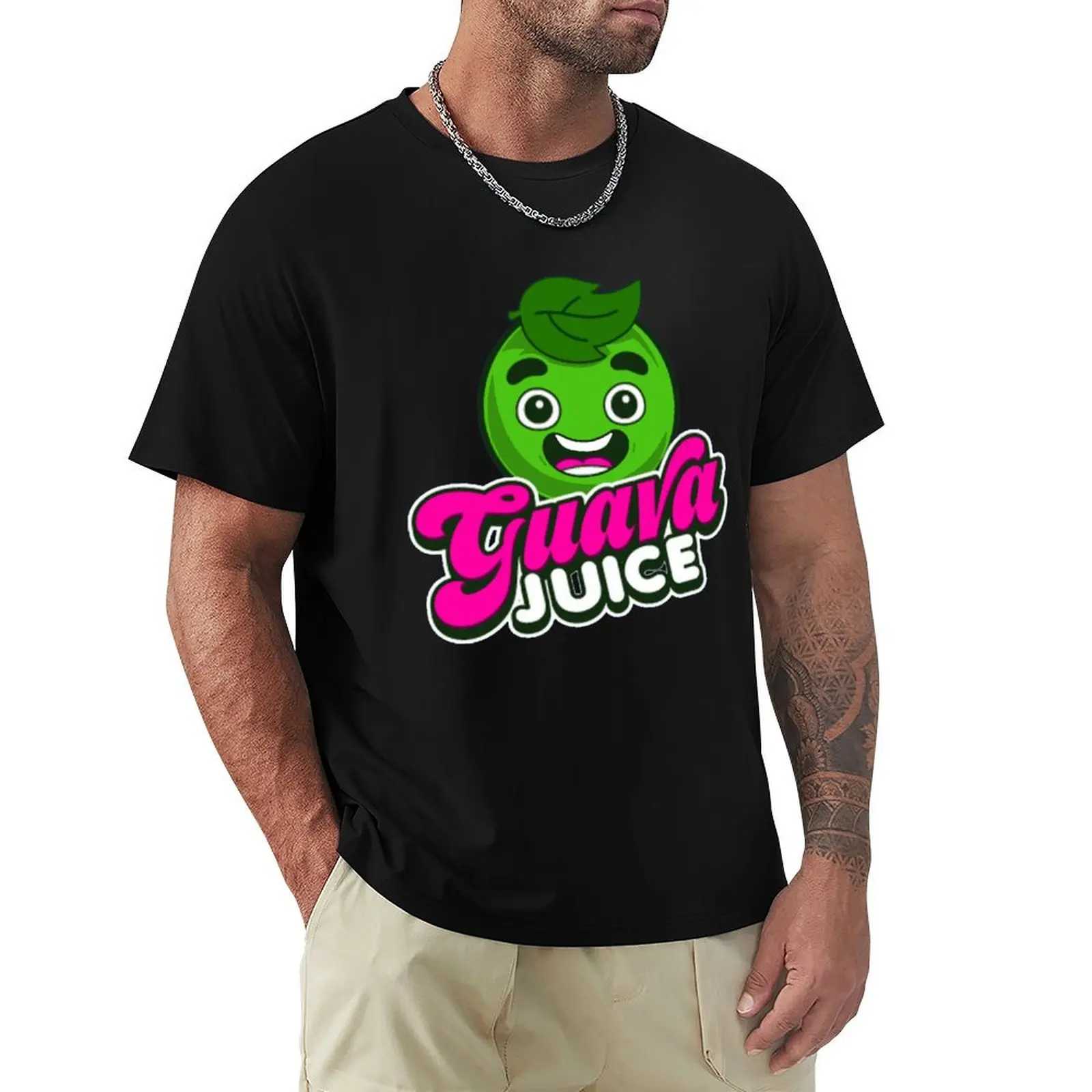 Kids Guava Juice Logo T-Shirt cotton graphic tees animal prinfor boys fruit of the loom mens t shirts