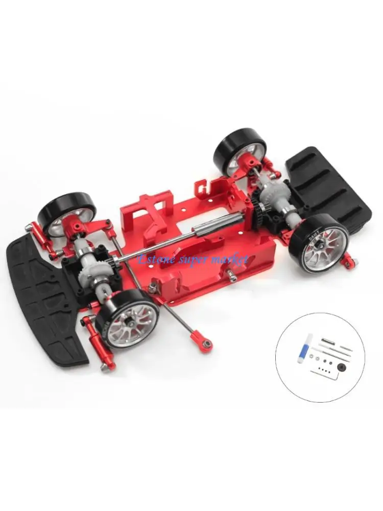 

090B DIY Customizable Adjustable Wheelbase Axles set for Remote Control Car Upgrades