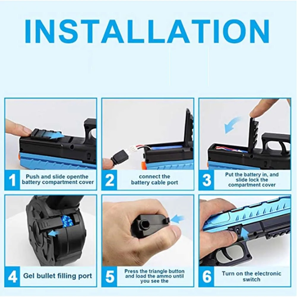 Gel Blasters Gun Glock Toy Gun Gun Pistool Voor Jongens Kids Splatter Ball Blaster Dropship Tiktok Toy Gun