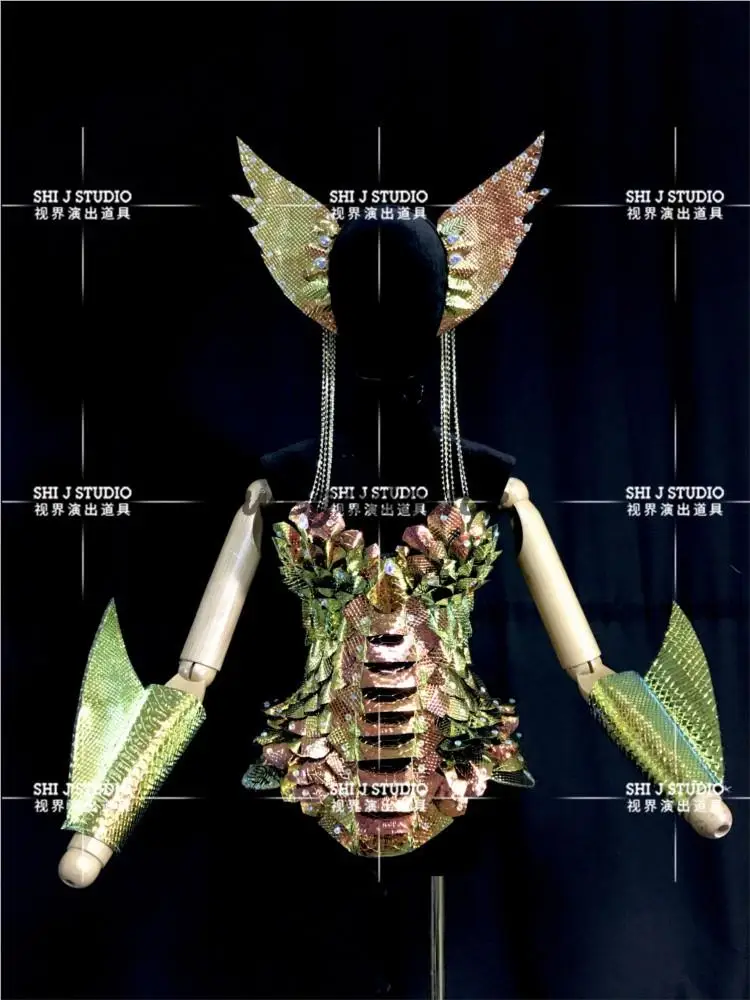 Sparkly Gold Meerjungfrau Cosplay Partei Kostüme