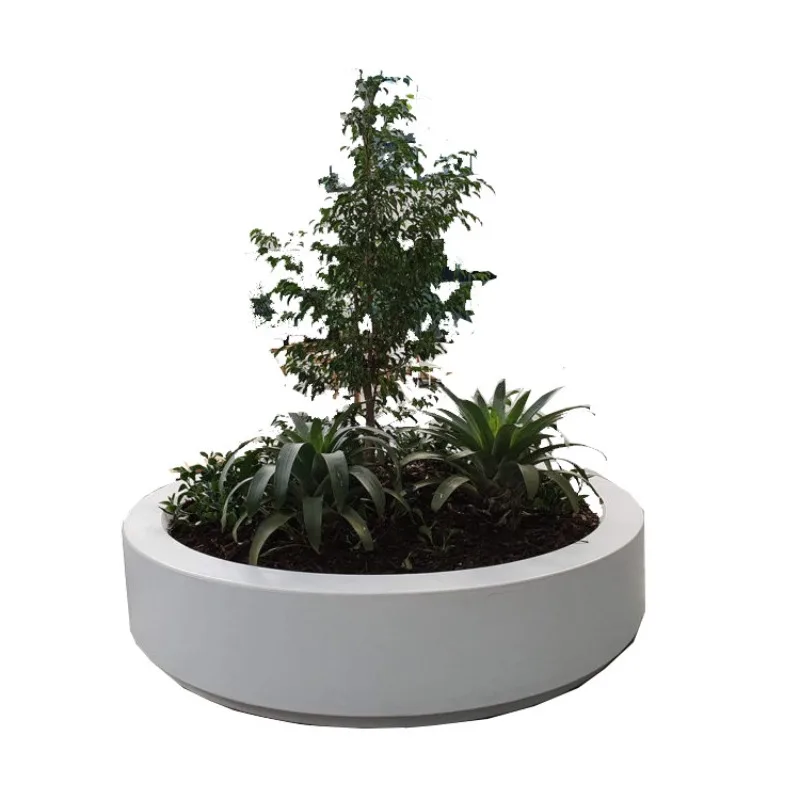 

FRP tree pool stool, special-shaped outdoor landscape FRP seat