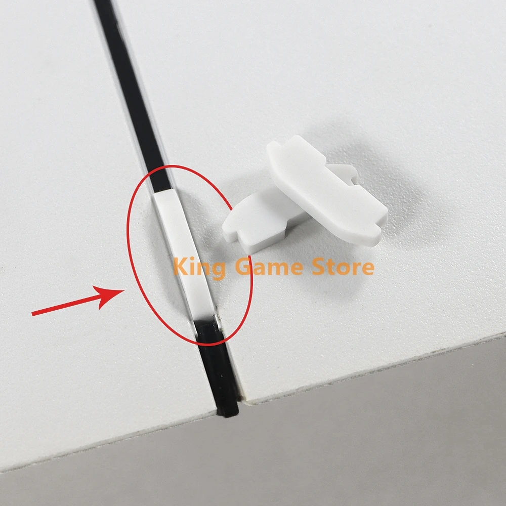 Almohadillas de goma a prueba de polvo para consola PS4, 4 piezas = 2 pares, cubierta antipolvo para CUH-1200, pies de goma, CUH-12XX