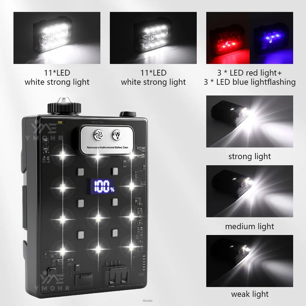 السوبر مشرق كشافات 18650 بطاريات قوة البنك ميكانيكي رئيس الشعلة USB مصباح قابل لإعادة الشحن مقاوم للماء التخييم تسلق رئيس مصباح ضوء رأس زوم قوي للتخييم وصيد السمك ضوء الرأس مصباح أمامي للعمل مصباح أمامي LED قوي #2