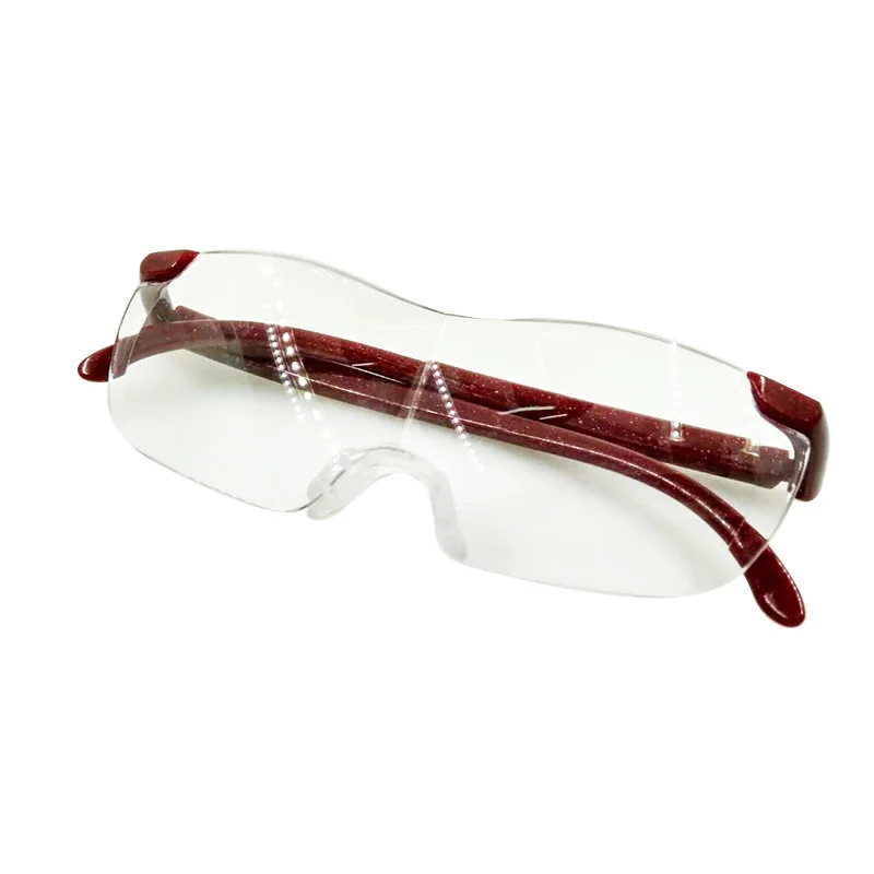 Frameless Glasses Style 1.6X High-Definition Magnifying Glass for Middle-Aged and Elderly People, 250 Degree Reading Glasses