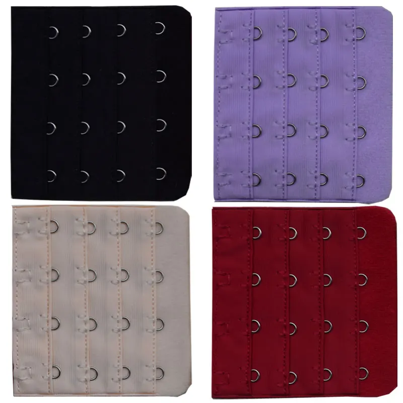 7.6cm Bra Extenders 4 Hooks 4 Rows, Adjustable Bra Strap Extension for Women, Plus Size/Maternity Comfort Underwear Accessories