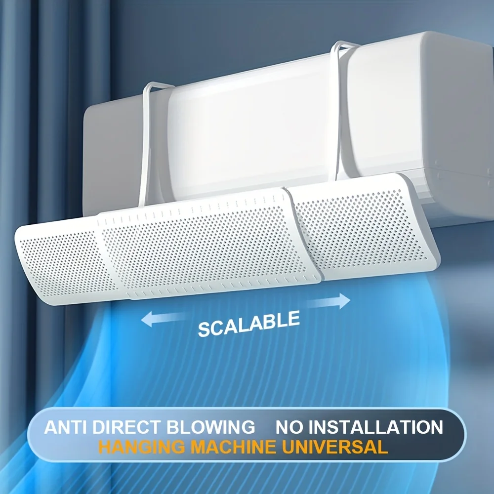 

Универсальный дефлектор переменного тока — регулируемая настенная воздушная перегородка для портативных и оконных кондиционеров