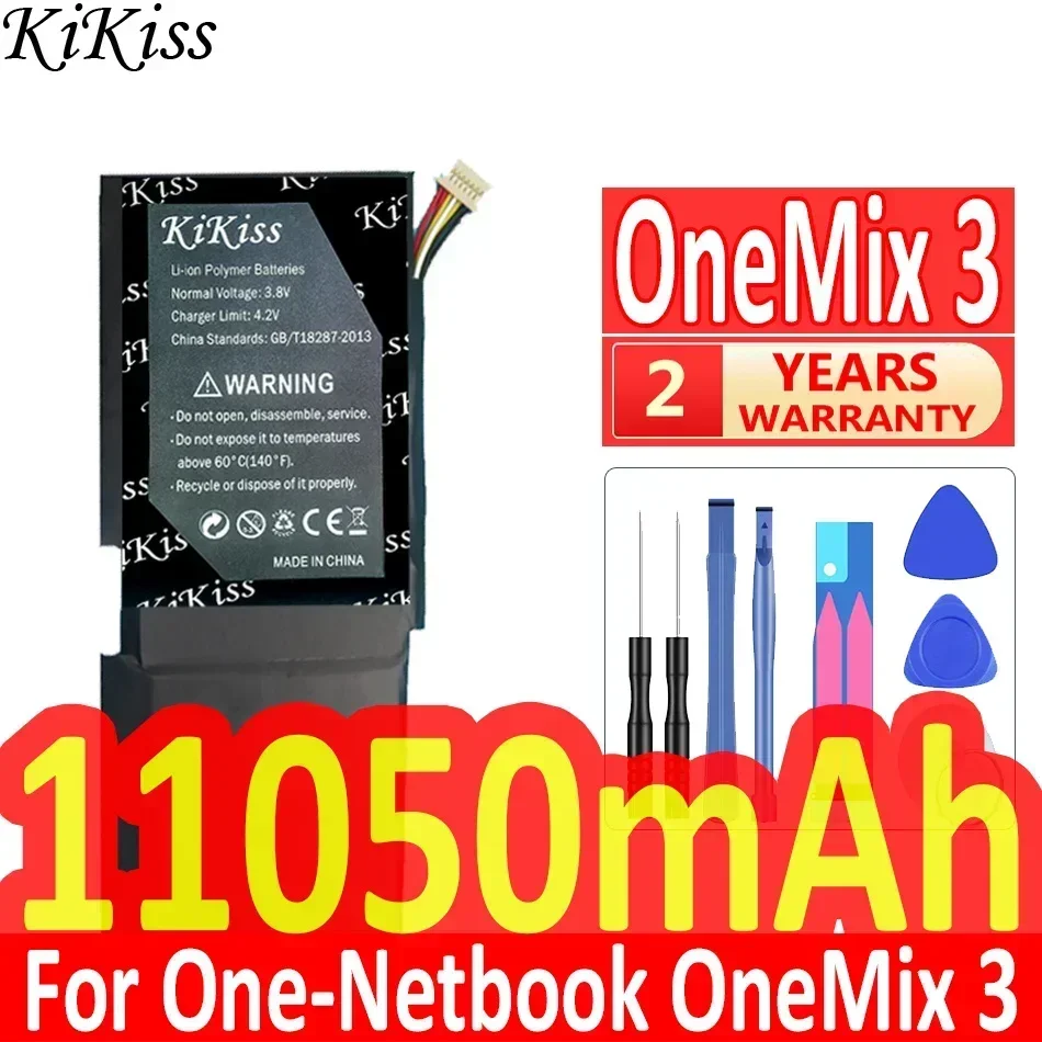 KiKiss-Bateria Poderosa para um Netbook OneMix 3 Pro, 3pro, OneMix 3S, OneMix3S, 13000 mAh-11050mAh-11050mAh