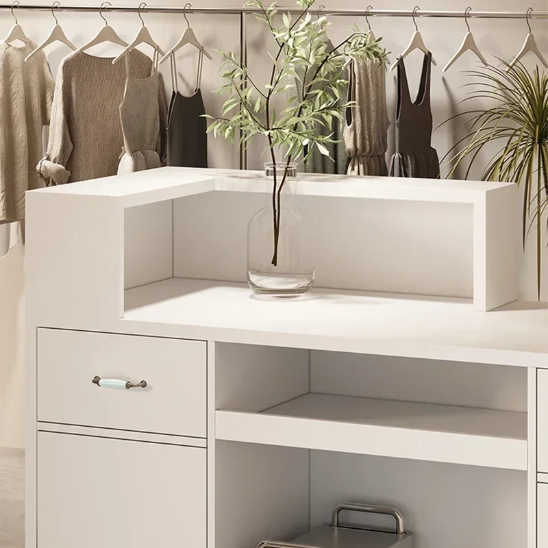 

Белая простая стойка регистрации, информация о красоте, денежный ящик, стойка регистрации магазина, маленькая клиника, роскошная мебель Mesa Escritorio