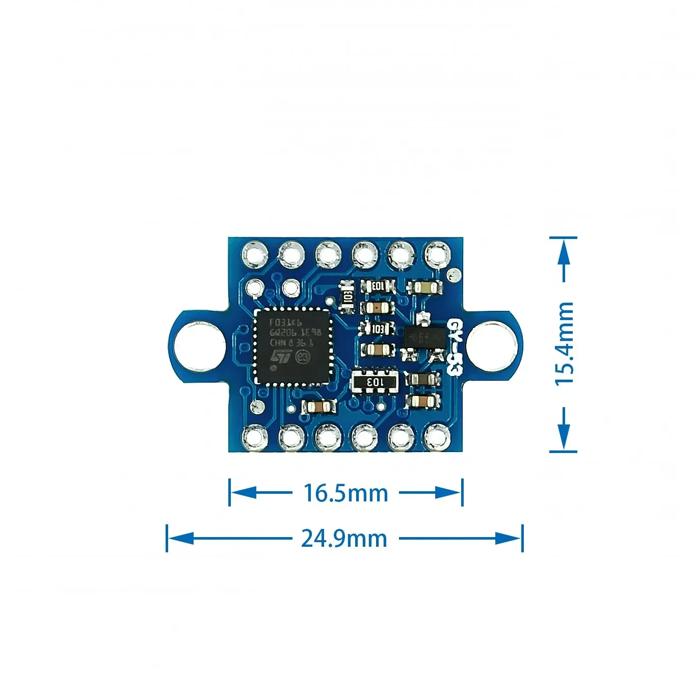 GY-53-L1X laser ranging VL53L1X TOF flight time distance sensor module