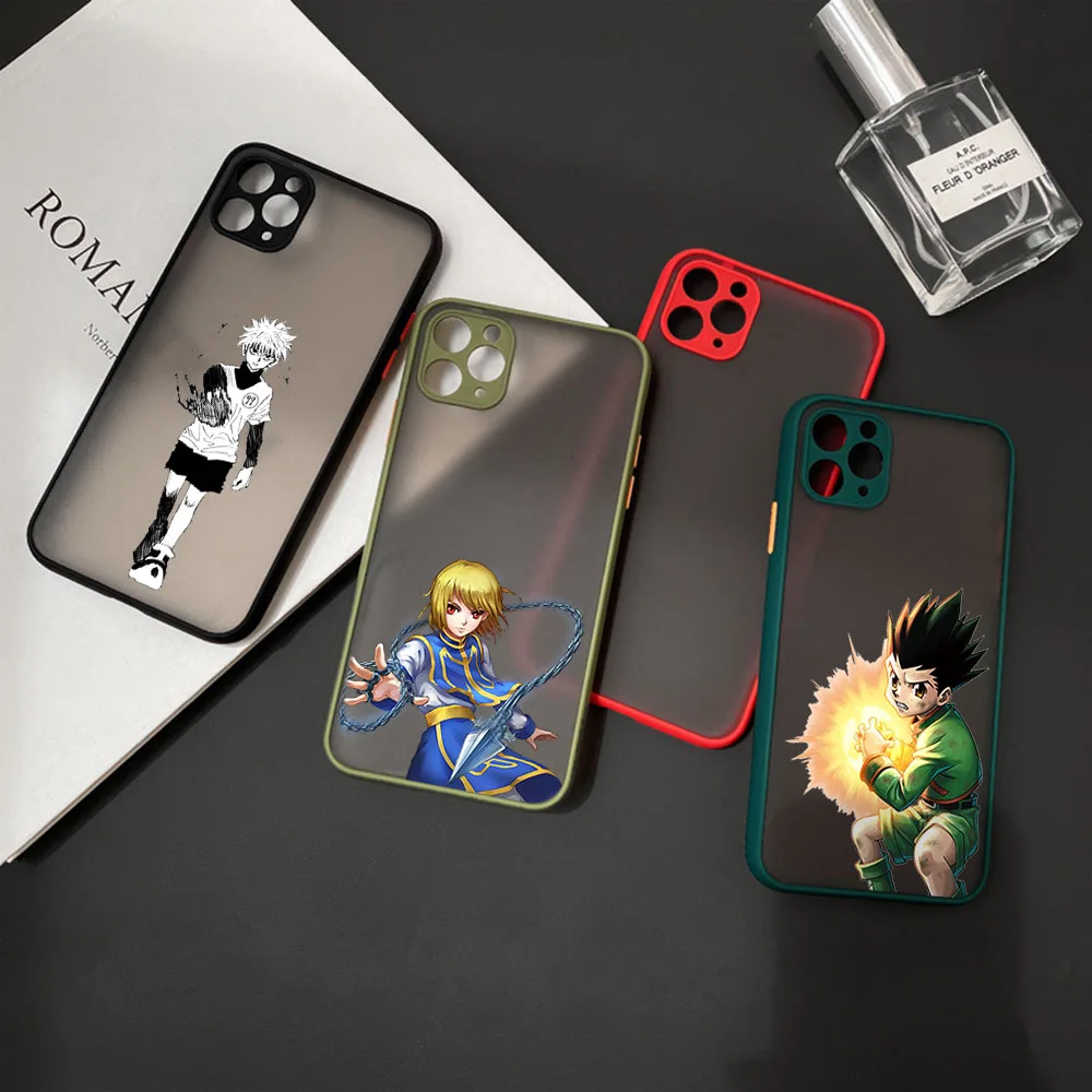 New Trend Hunter X Hunter Kurapika Phone Case For iPhone 16 15 14 11 12 13 Pro Max Mini X XR XS 7 8 Plus SE Translucent Cover