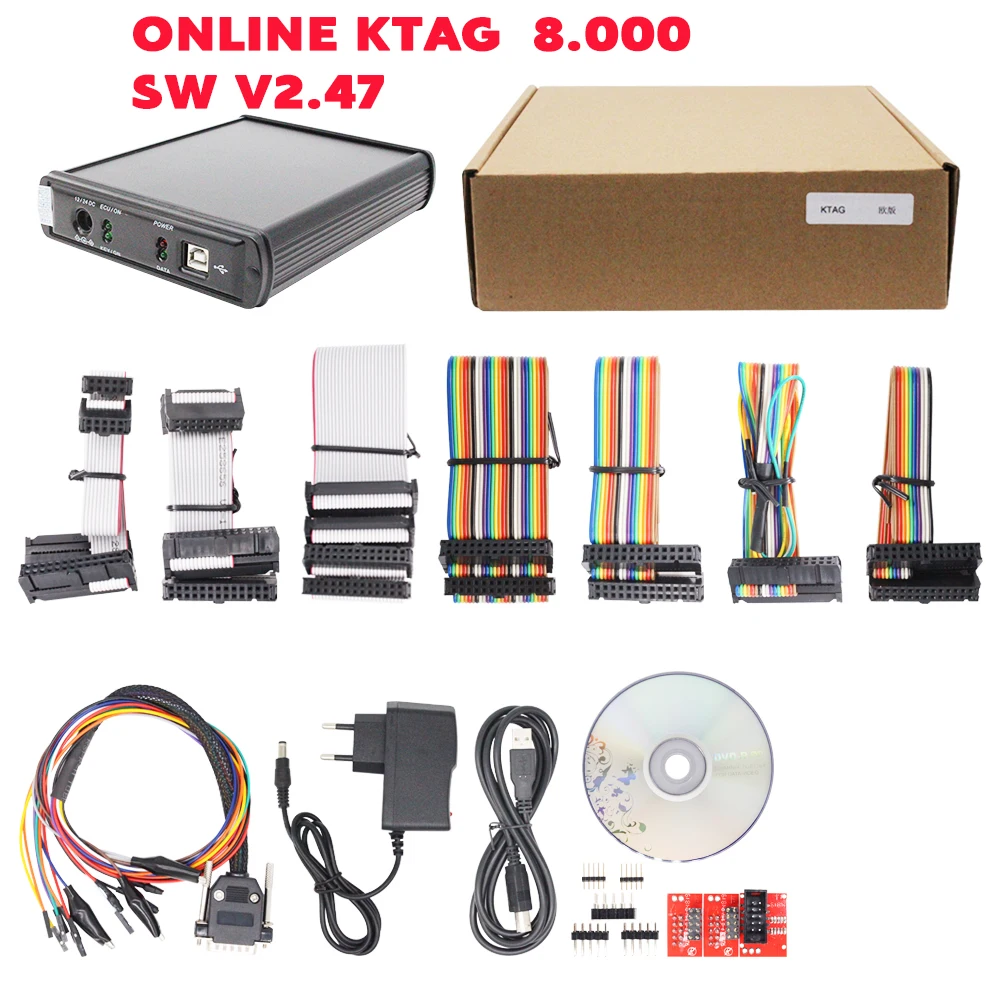 

Newest Online KTAG 8.000 Master Version 2.47 Add More Protocols ECU Chip Tuning Kit k-tag V8.000 1:1 as Original OBD2 Tool