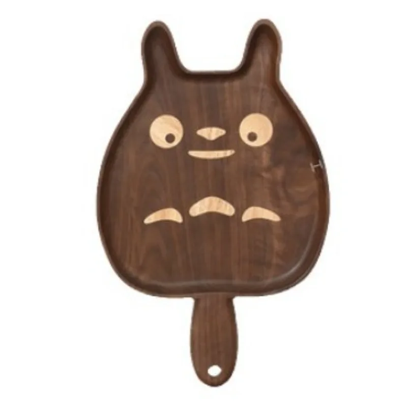 

Solid wood children's cartoon breakfast tray creative children's complementary food tray, household living room dried fruit dess