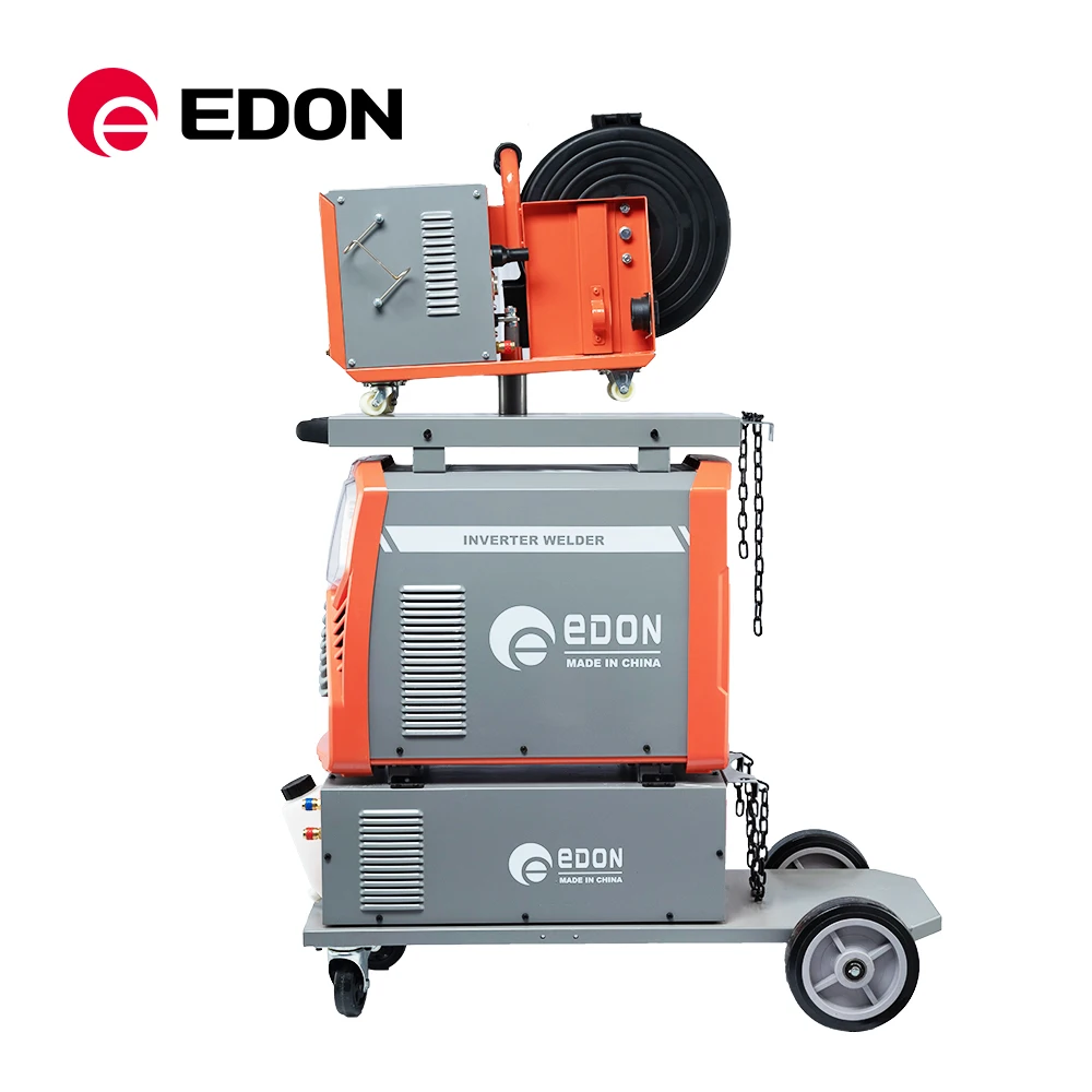 

EDON Soldadoras Industriales Made in China High Performance Multifunction Inverter Welding Machine Wire Welder With Cart