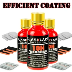 10H Car Polish Liquid Ceramic Coat Hydrophobic Glass Coating Paint protective foil Care Anti-scratch Auto Detailing