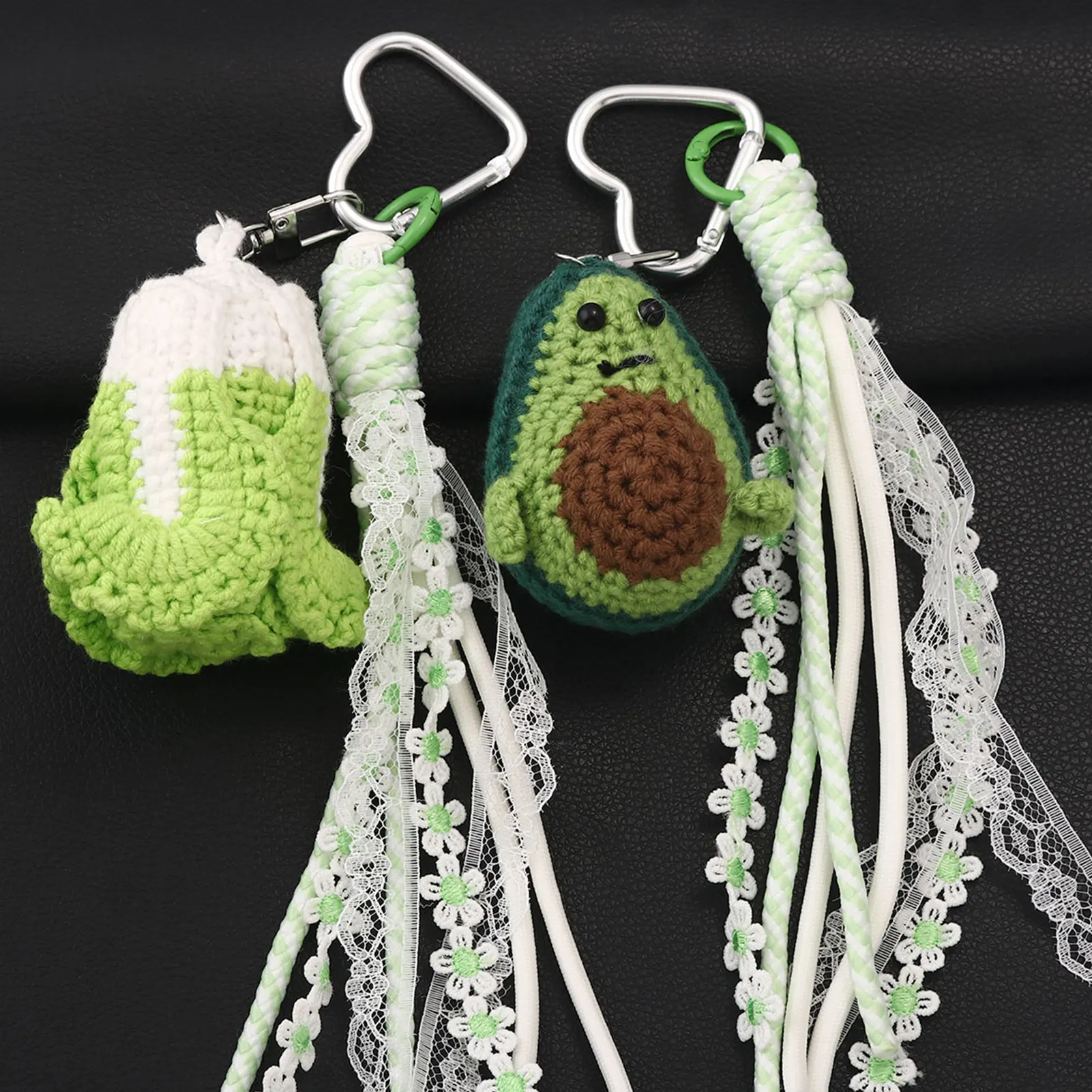 المألوف محبوك الفاكهة الخضار حقيبة قلادة ملونة الليمون القرع الملفوف الخيار الذرة الجزرة المرأة مجوهرات الإكسسوار هدية