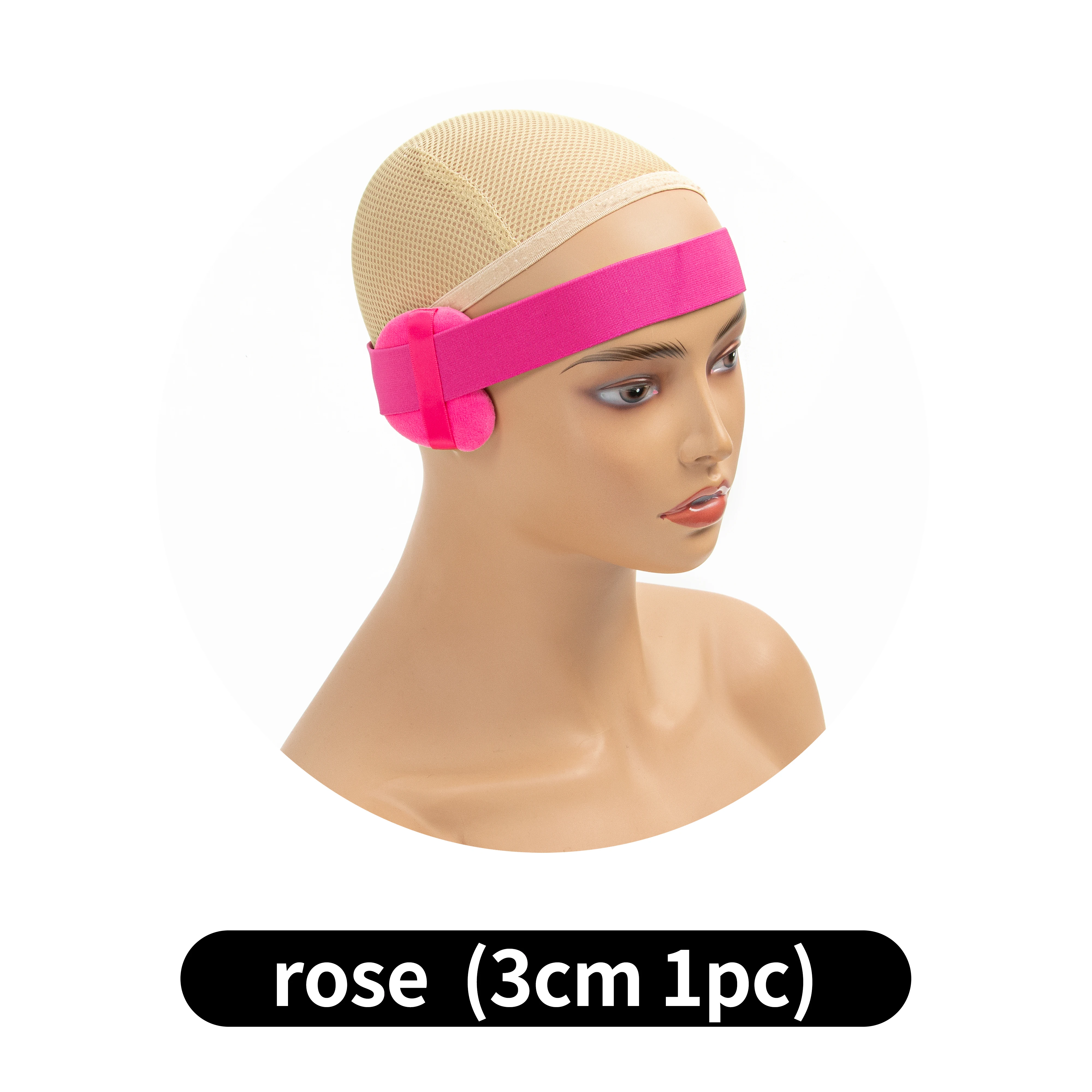 

Elastic Band With Logo Edge Melt Band With heart-shaped Ear Protector For Lace Wigs Personalized For Laying Lace Edge