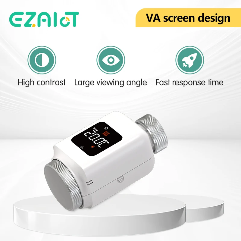 EZAIOT تويا زيجبي ترموستات المبرد المحرك الذكية TRV صمام ثرموستاتي متحكم في درجة الحرارة دعم أليكسا جوجل المنزل #2