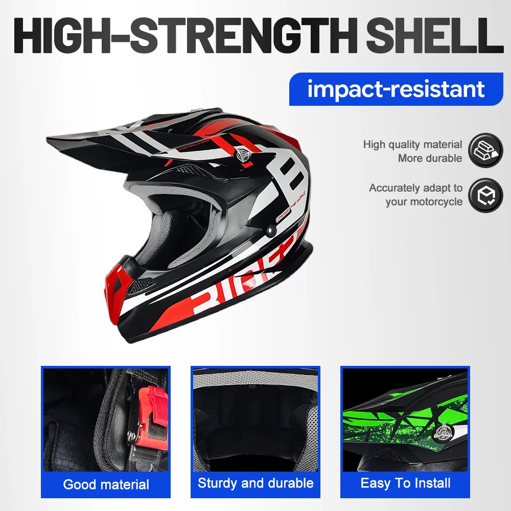 Kask motocyklowy do motocrossu – Mountain Biking Full Face Helmet recenzja i cena