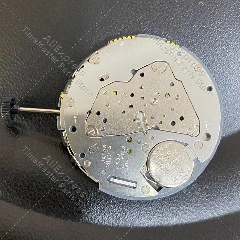 Miyota 6 s30 Uhrwerk Japan neues Quarz werk Datum bei 4 (2.6.10) kleines gebrauchtes Uhrwerk Zubehör