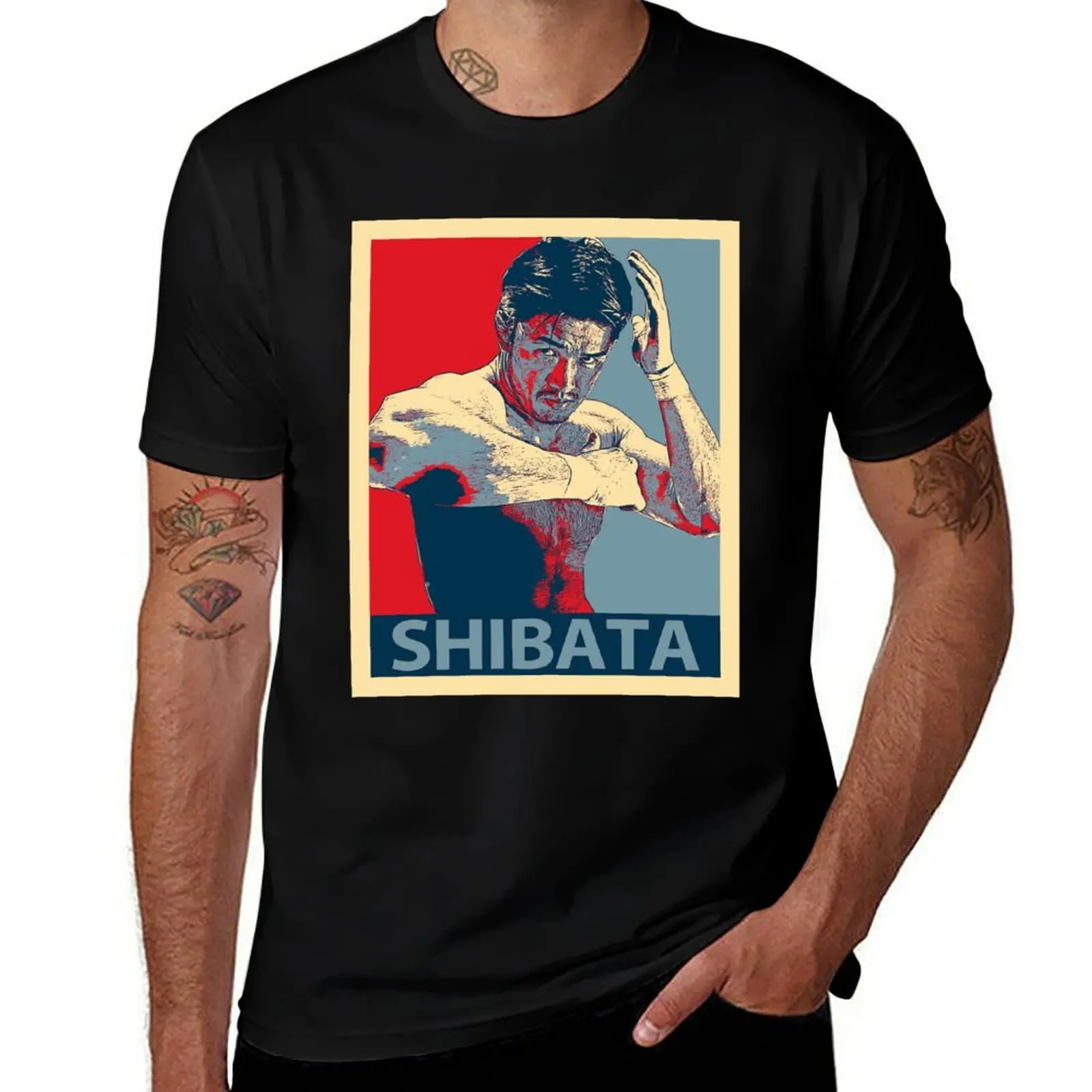 

Katsuyori Shibata T-Shirt man t shirt designer man t shirts for men casual T-Shirt