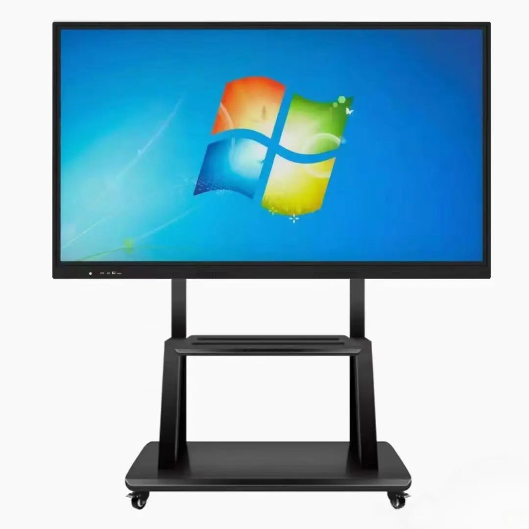 Custom-built LED Displays With Waterproof Protection 55 Inch 4K LCD Touch Interactive Whiteboard Aluminum Frame 1 Year Warranty