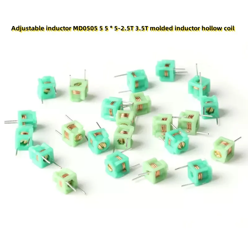 100PCS Adjustable inductor MD0505 5 5 * 5-2.5T 3.5T molded inductor hollow coil