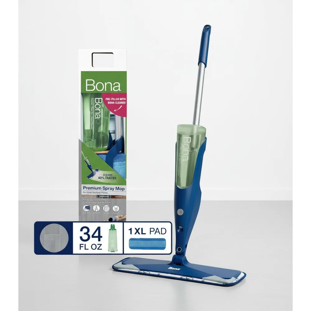 

Premium Multi-Surface Floor Spray Mop with Washable Pad - Fast Cleaning for Tile, Laminate & Vinyl Floors