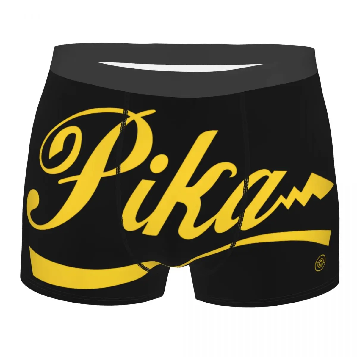 Pikachu Japanese Cartoon Anime Pokemon Underpants Homme Panties Men's Underwear Comfortable Shorts Boxer Briefs