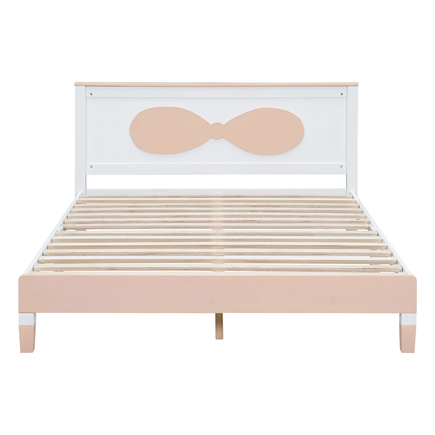 Queen size Wooden Bow Bed