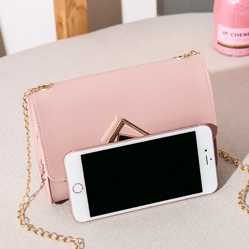 Small Crossbody Bags For Women 2023 Mini PU Leather Shoulder Messenger Bag For Girl Yellow Bolsas Ladies Chain Phone Purse