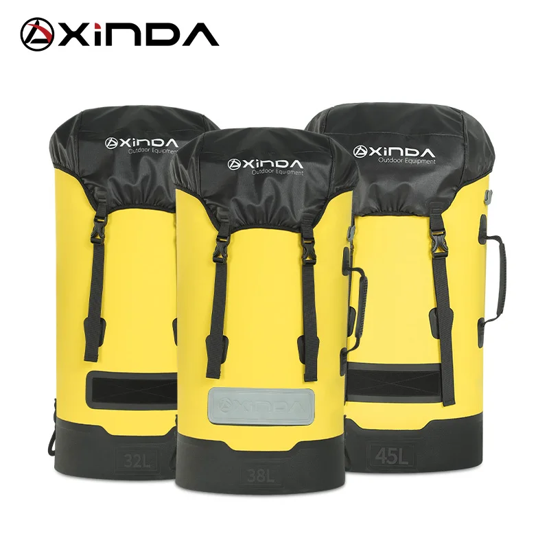 xindaアウトドアバッグトレーシングストリーム防水レスキューハイキング大容量機器ショルダーナップザック