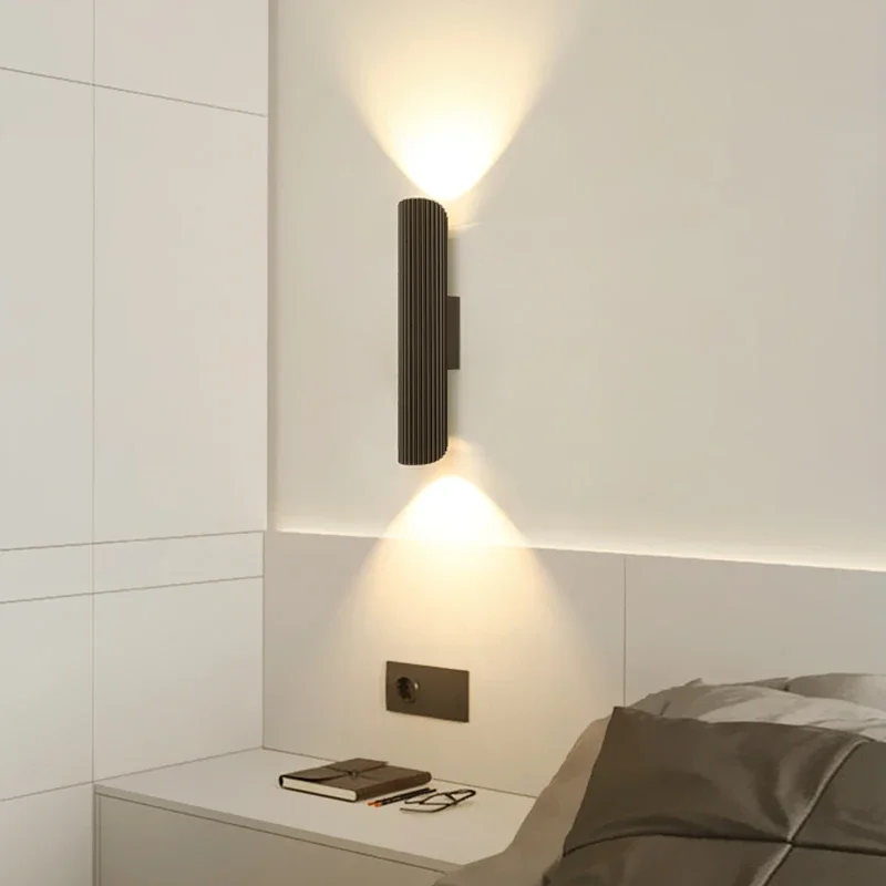 nordic led wall light para decoracao de casa arandela de cabeceira lampada de parede quarto sala de jantar corredor escada corredor 01