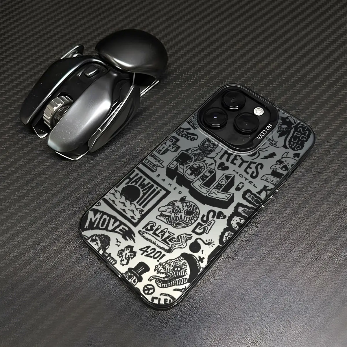 

Cool Trendy Brand English Demon Label Phone Case For IPhone 16 15 14 13 12 11 PROMAX XXS XR 7 8 Plus Phone Shockproof Case Cover