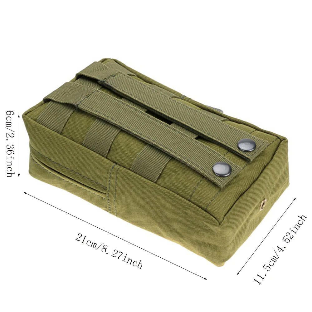 3PCS/SET Tactical Molle Pouch Utility Tool Waist Bag EDC Pouch Drawstring Water Bottle Pouch Hunting Phone Pocket