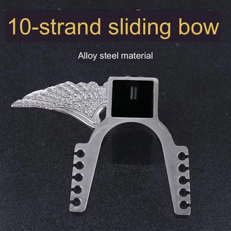 اكسسوارات مقلاع في الهواء الطلق ، قوية ، 10 حبلا ، شريط مطاطي مستدير ، الكرة Bowhead ، الزناد الفولاذ المقاوم للصدأ ، ألعاب ممتعة ، عدد وأدوات ، جديد #4