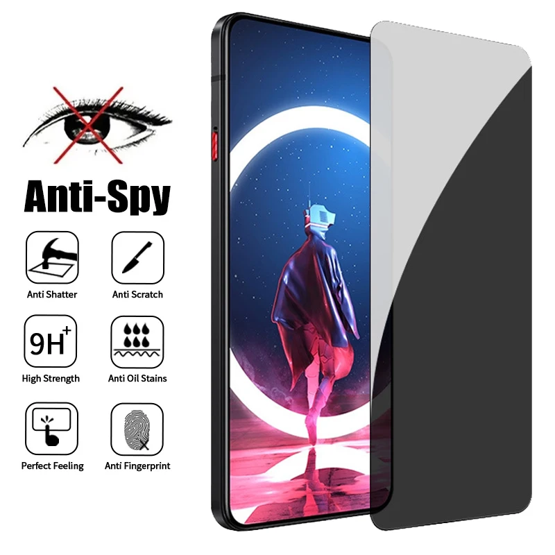 For Nubia Z60 Z50 Ultra Anti Glare Glass Film,Privacy Tempered Glass Screen Protector For Redmagic 7 7S 6 Pro